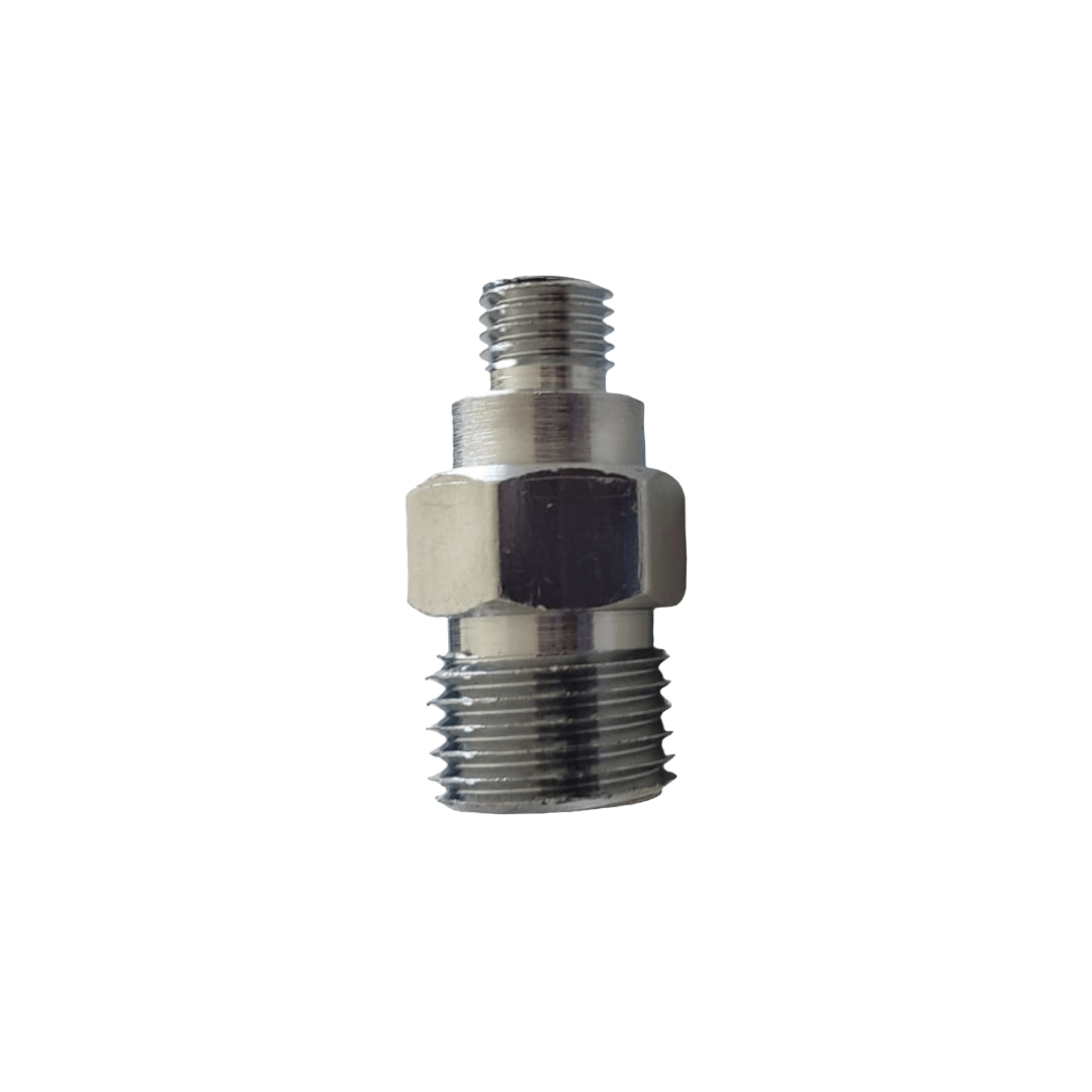 Niple conector 5/16 para regulador de Oxigeno, salida a vaso humidifcador 9/16